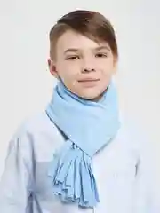 Небесно-голубой микита / Шарф флисовый/зимний/детский/снуд зимний/снуд
