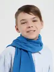 Голубой микита / Шарф флисовый/зимний/детский/снуд зимний/снуд