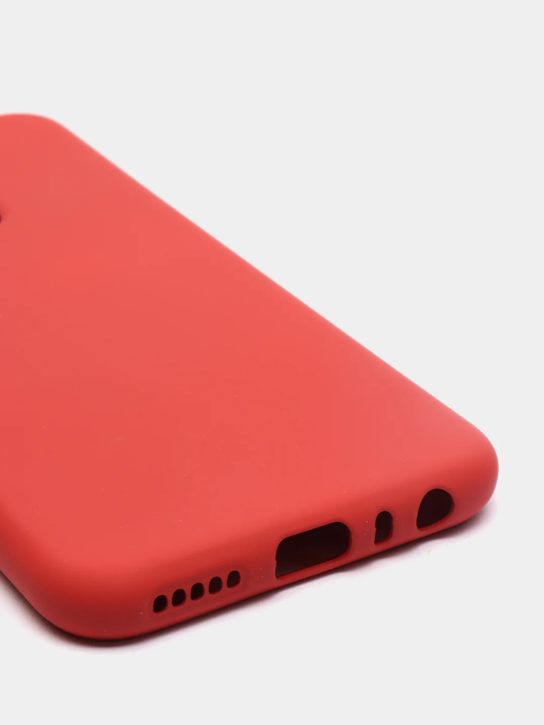 Коралловый чехол силиконовый для Xiaomi Redmi Note 8T ( Редми нот 8т) с бархатной подкладкой