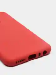Коралловый чехол силиконовый для Xiaomi Redmi Note 8T ( Редми нот 8т)  с бархатной подкладкой
