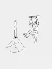 Петли Береша подвесные для пресса Harper Gym Pro Series SB-16-7061, пара