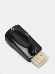 Кабель адаптер переходник VGA-HDMI + AUX 3.5 jack
