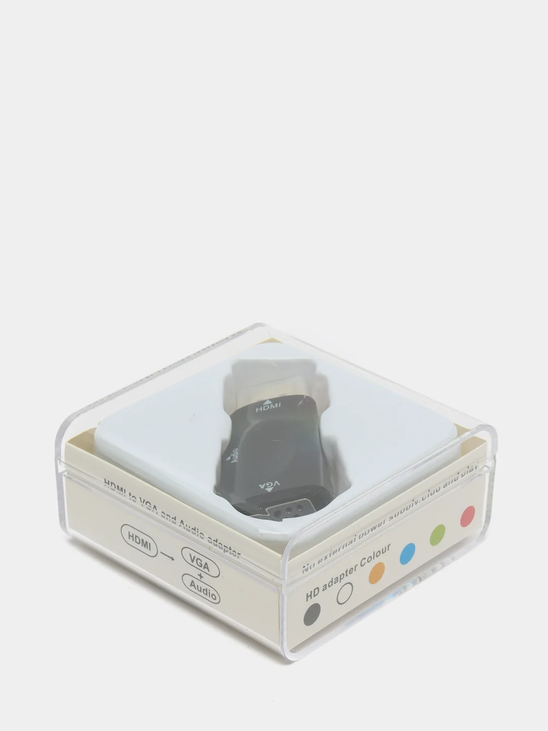 Кабель адаптер переходник VGA-HDMI + AUX 3.5 jack