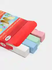 Мелки для асфальта Гамма "Мультики", цветные, 5шт., 5цв., квадратные