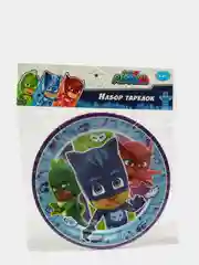 Герои в масках. Набор бумажных тарелок, 6 штук, d=180 мм