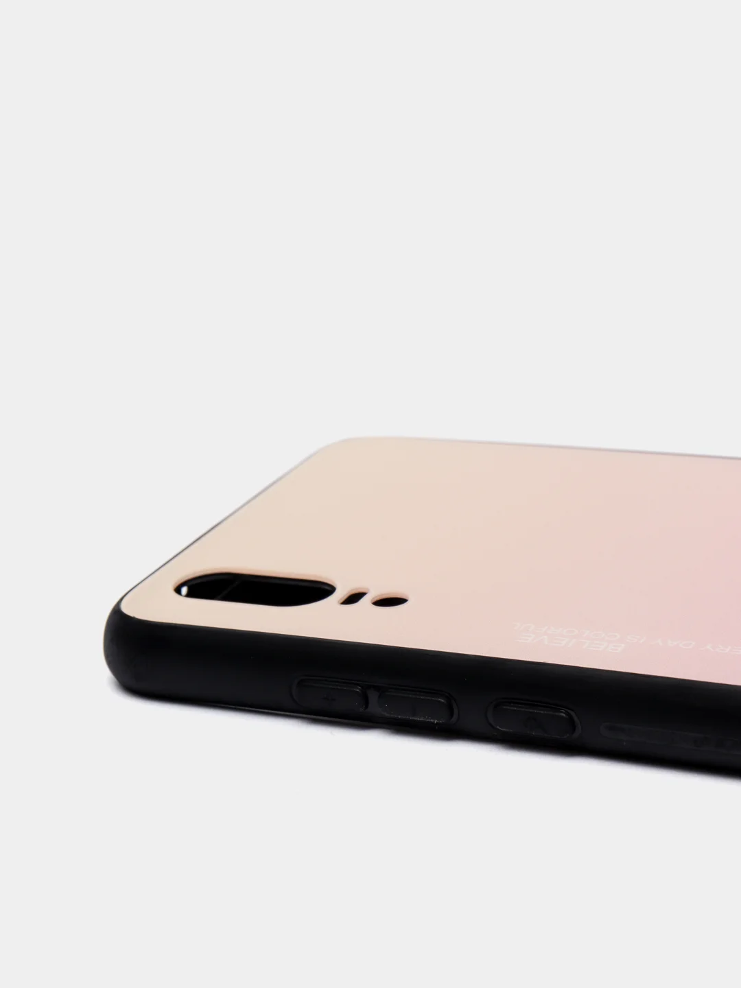 Белый градиентный чехол из закалённого стекла для Huawei P20