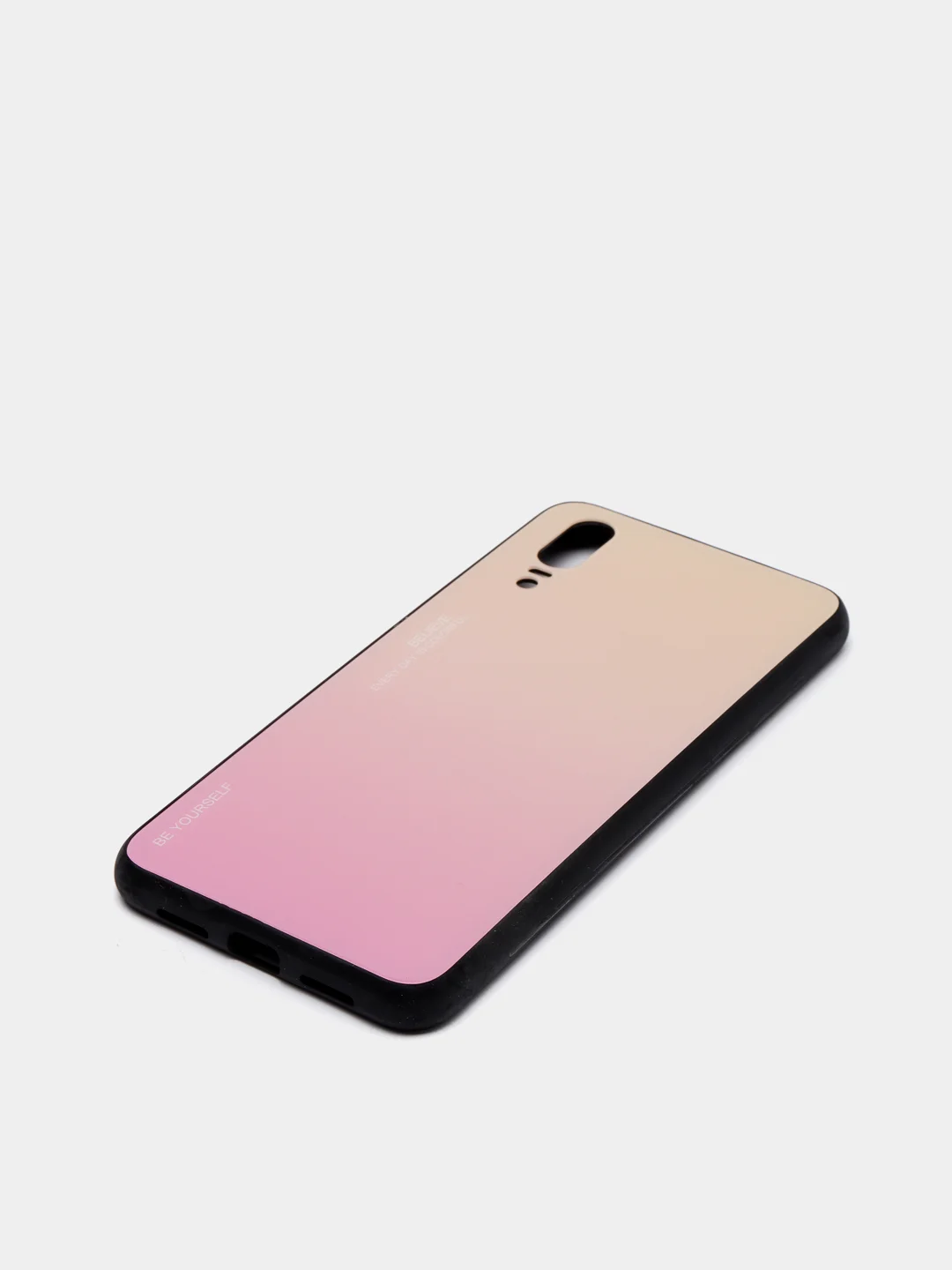 Белый градиентный чехол из закалённого стекла для Huawei P20