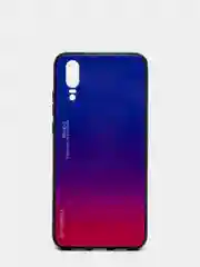 Серый градиентный чехол из закалённого стекла для Huawei P20