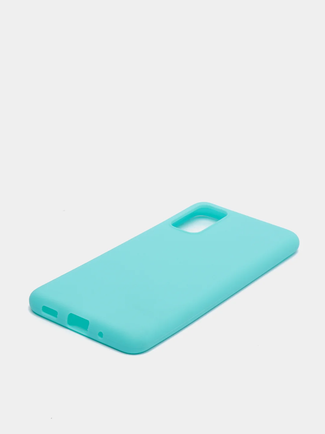 Бирюзовый чехол силиконовый на Samsung S20 / S11
