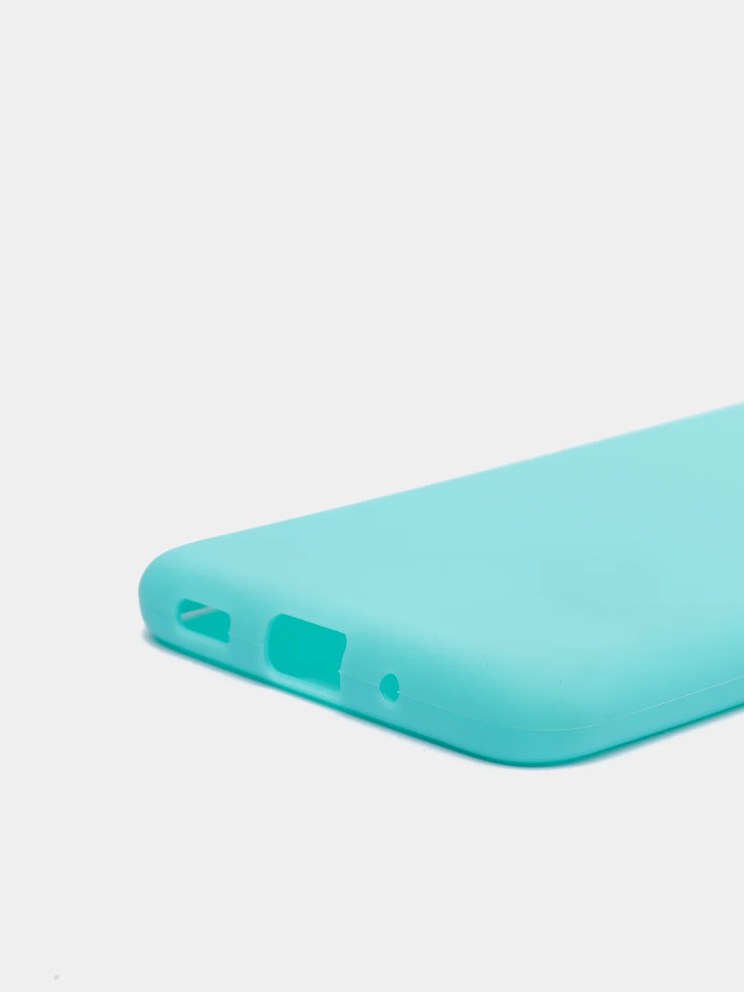 Бирюзовый чехол силиконовый на Samsung S20 / S11