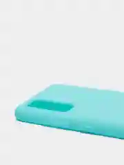 Бирюзовый чехол силиконовый на Samsung S20 / S11