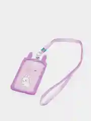 Аметистовый бейдж с лентой