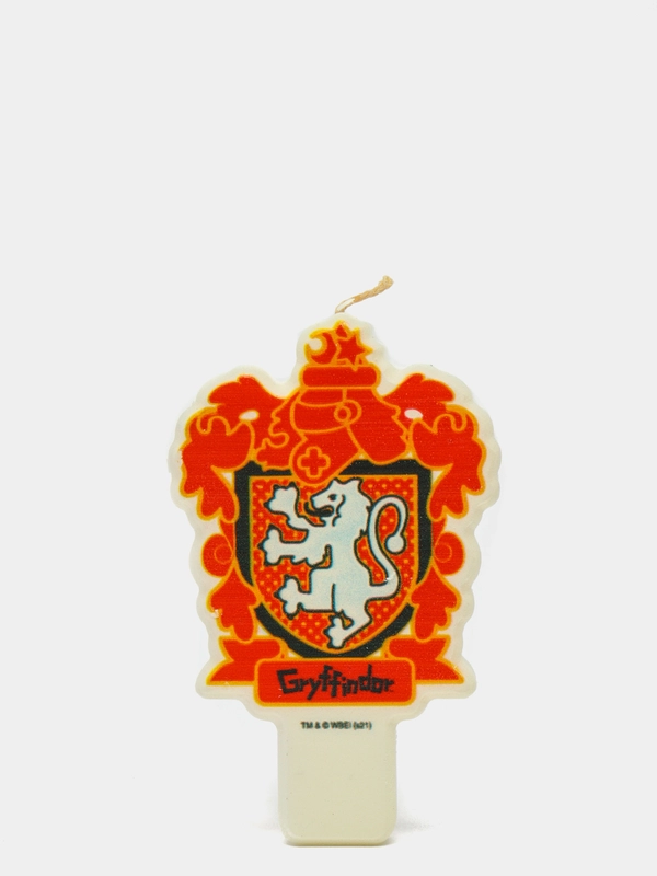 Harry Potter. Парафиновая свеча в торт (Герб красный), в блистере (чиби)