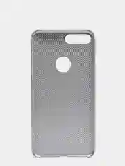 Серебряный iphone 7+ / 8 Plus чехол пластиковый с перфорацией