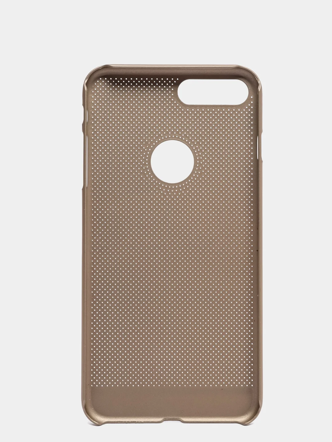 Золотой iphone 7+ / 8 Plus чехол пластиковый с перфорацией