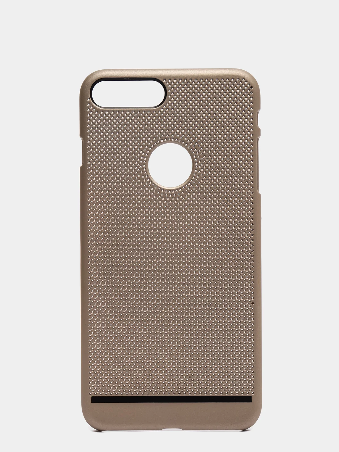 Золотой iphone 7+ / 8 Plus чехол пластиковый с перфорацией