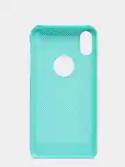 Бирюзовый iphone  X / XS чехол пластиковый с перфорацией