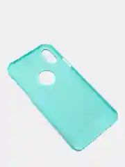 Бирюзовый iphone  X / XS чехол пластиковый с перфорацией