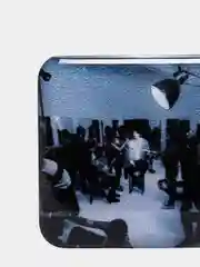 Черный 3d наклейки/стикеры на телефон "Музыканты"