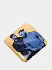 Золотой 3d наклейки/стикеры на телефон "Музыканты"