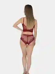 Бежевый женское кружевное нижнее белье