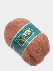 Коричневый пряжа, пух норки