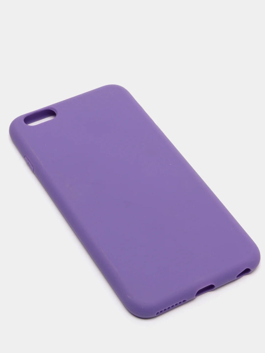 Фиолетовый яркий силиконовый чехол для iPhone, 14 цветов