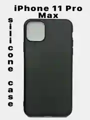 Черный чехол-накладка iPhone 11 Pro Max Silicone Case