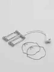 Встраиваемый потолочный светильник (2шт) Ecola MR16 DL90 GU5.3 плоский белый (2pack) 30х80