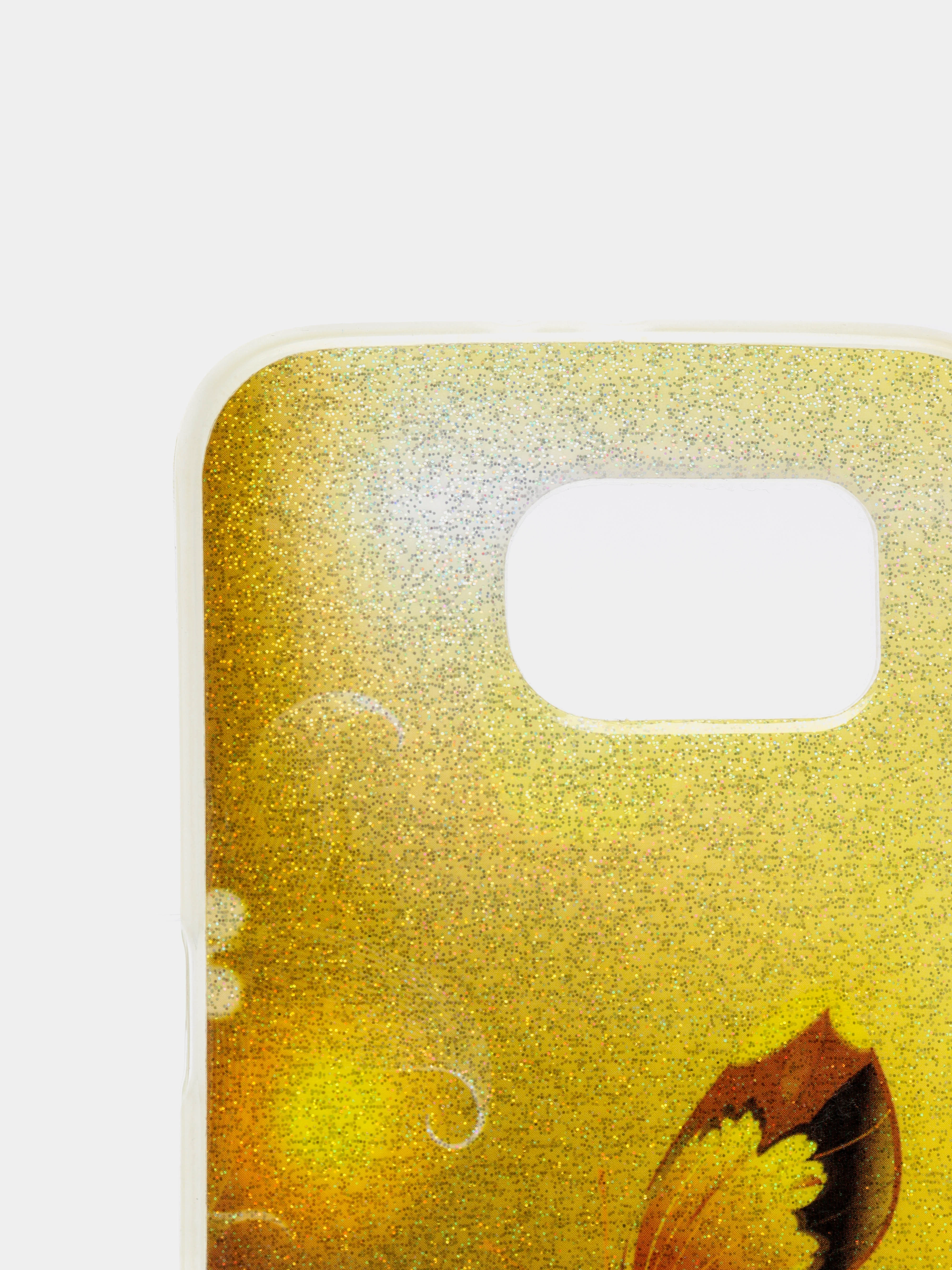 Горчичный чехол Samsung S6