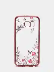 Розовый чехол Samsung S6