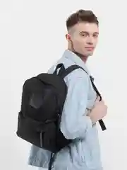 Черный рюкзак (женский/мужской) городской повседневный unisex унисекс