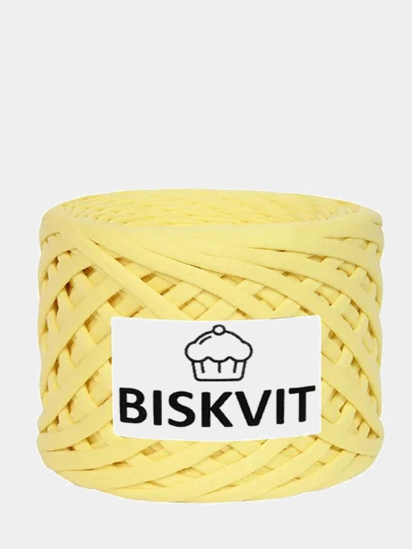 Пряжа Трикотажная Biskvit 5 оттенков 100% Хлопок 330г 100м Бисквит