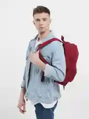Бордовый рюкзак (женский/мужской) городской повседневный unisex унисекс