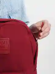 Бордовый рюкзак (женский/мужской) городской повседневный unisex унисекс