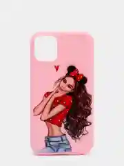 Розовый чехол iPhone 11