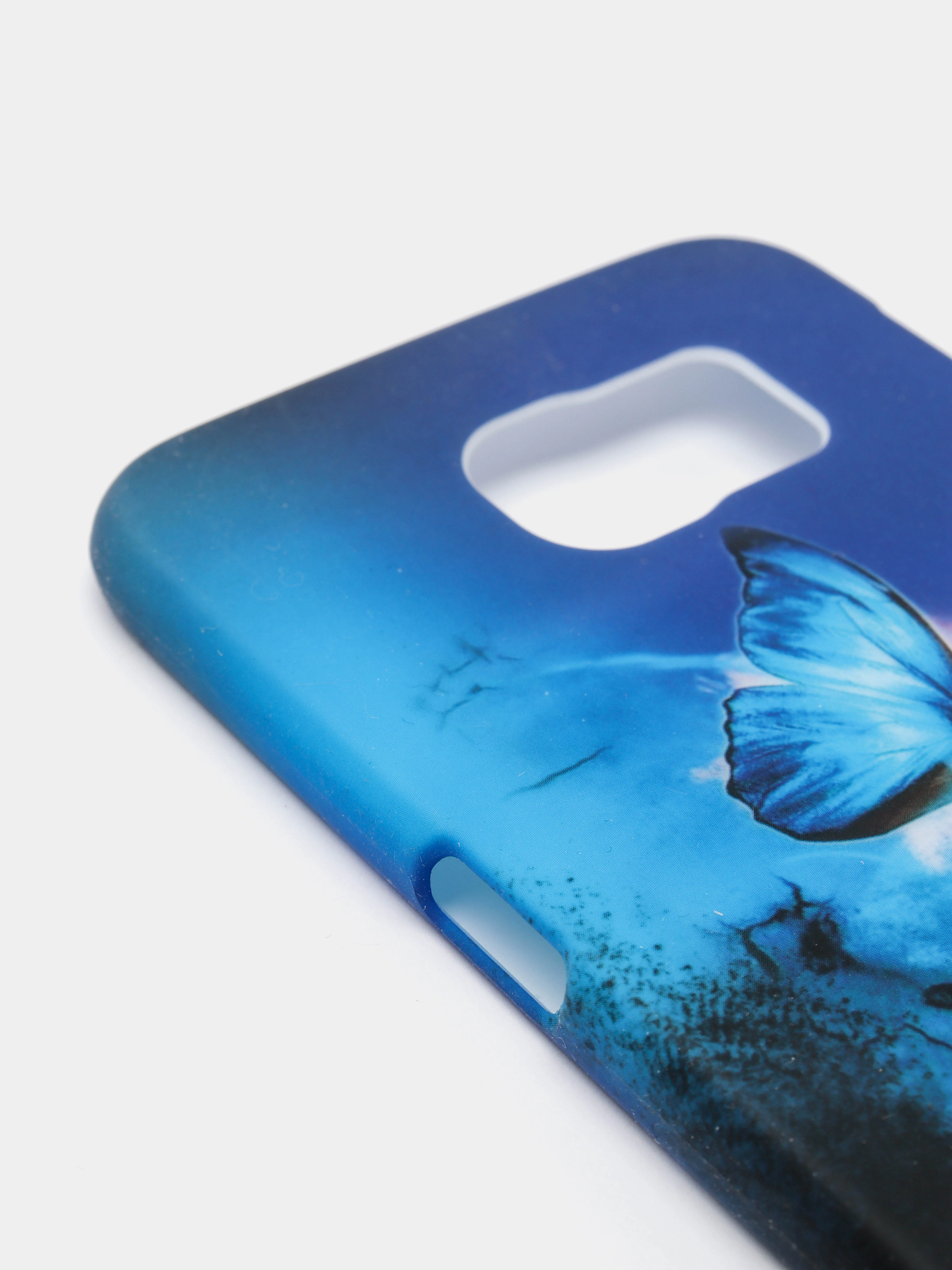Синий чехол Samsung S6