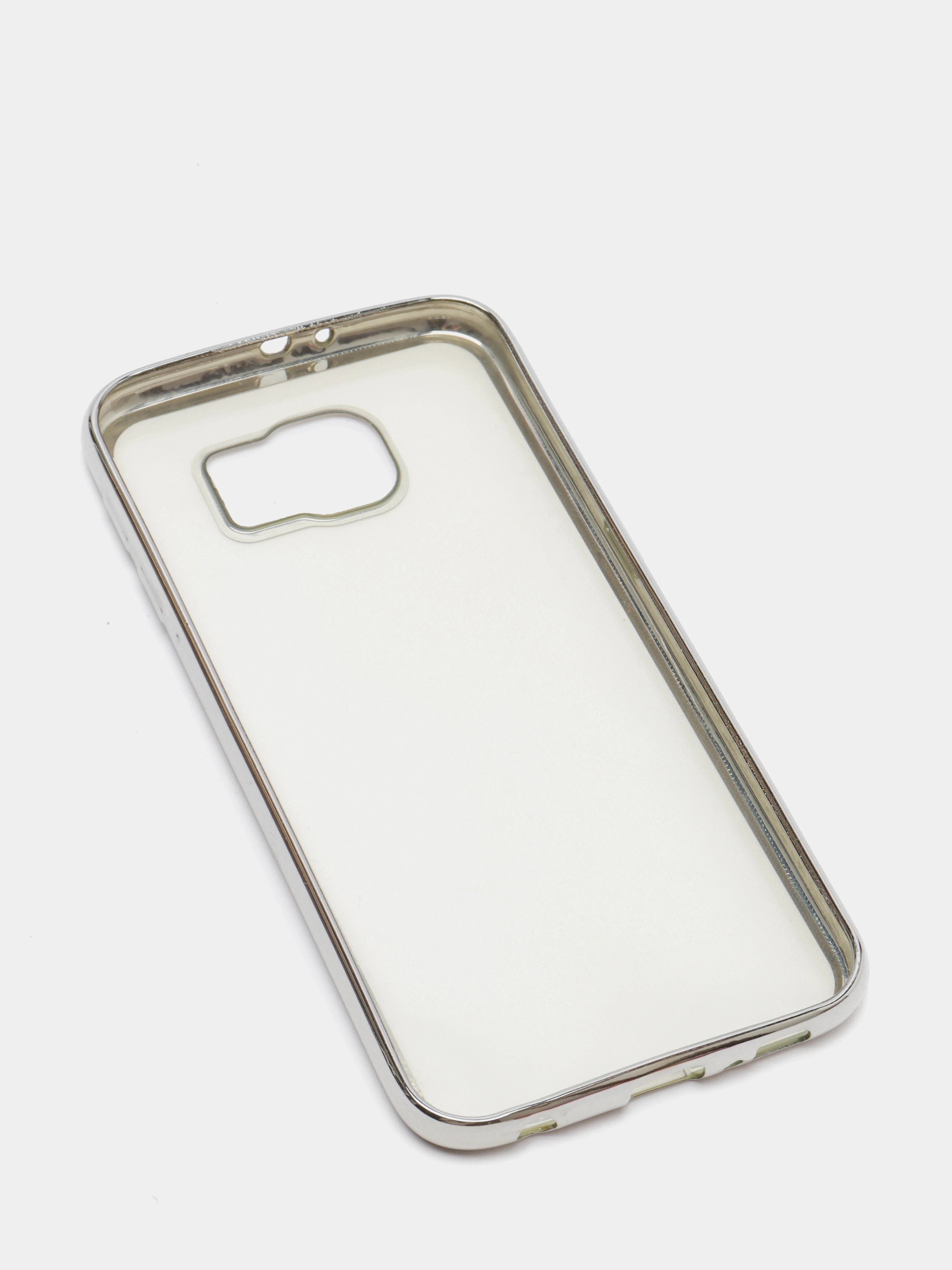 Серебряный чехол Samsung S6
