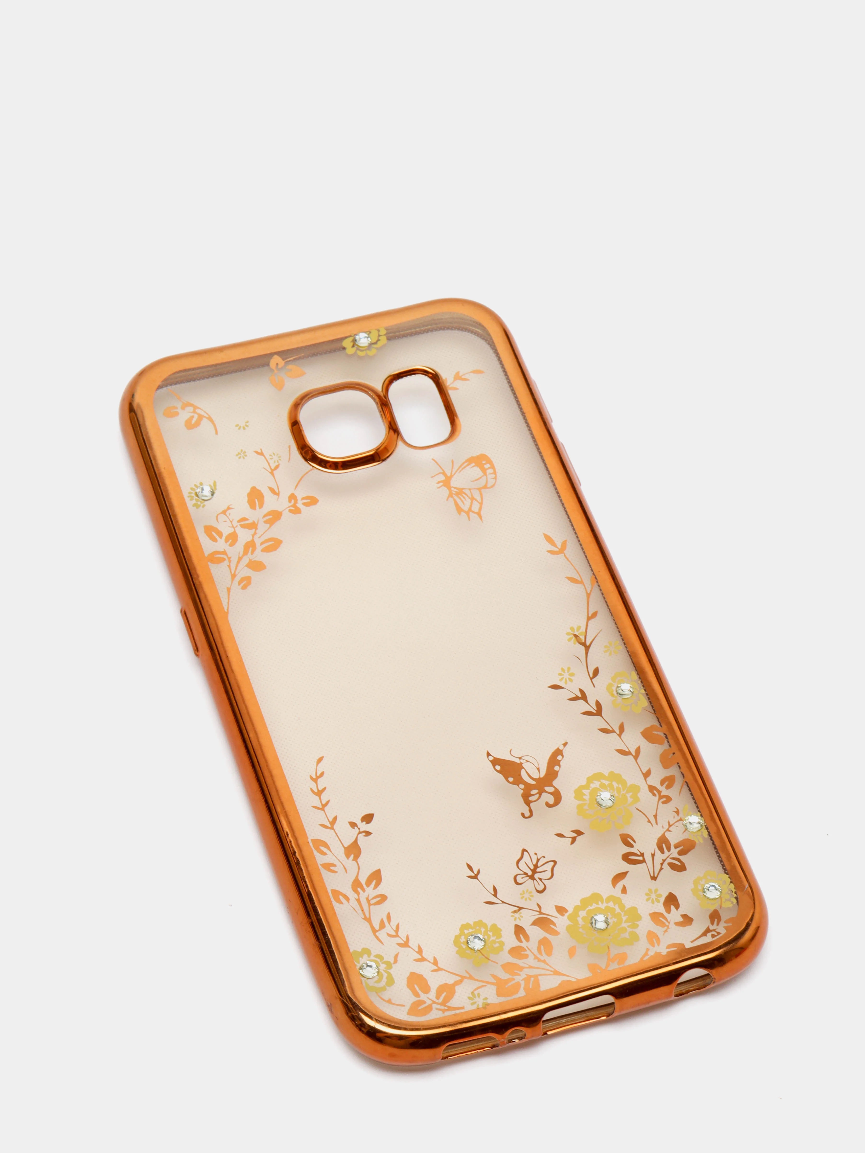 Желтый чехол Samsung S6