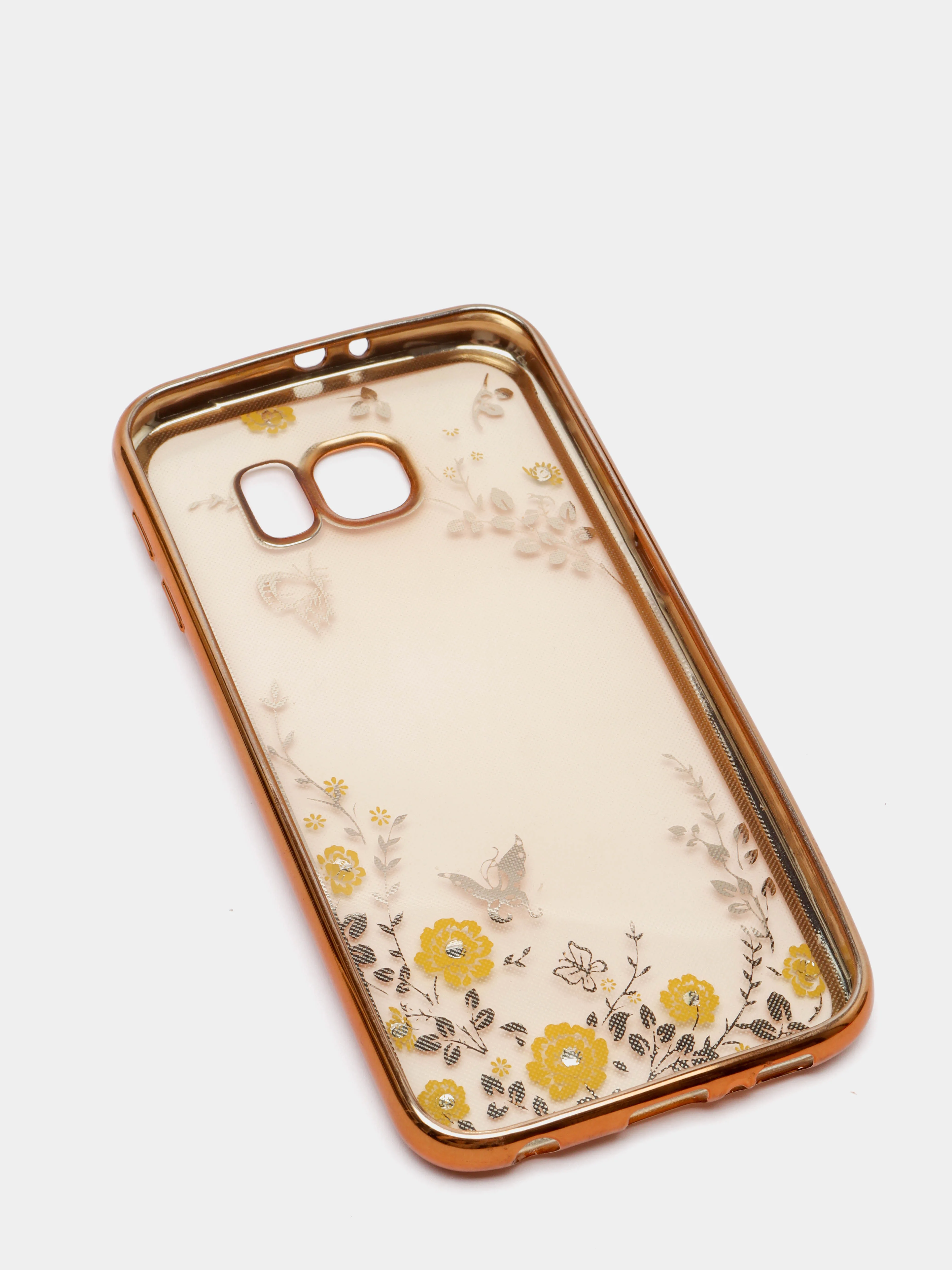 Желтый чехол Samsung S6