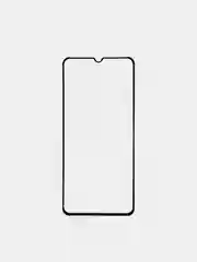 Защитное стекло КАРТОФАН для Itel Vision 1 Pro с олеофобным покрытием и черной рамкой