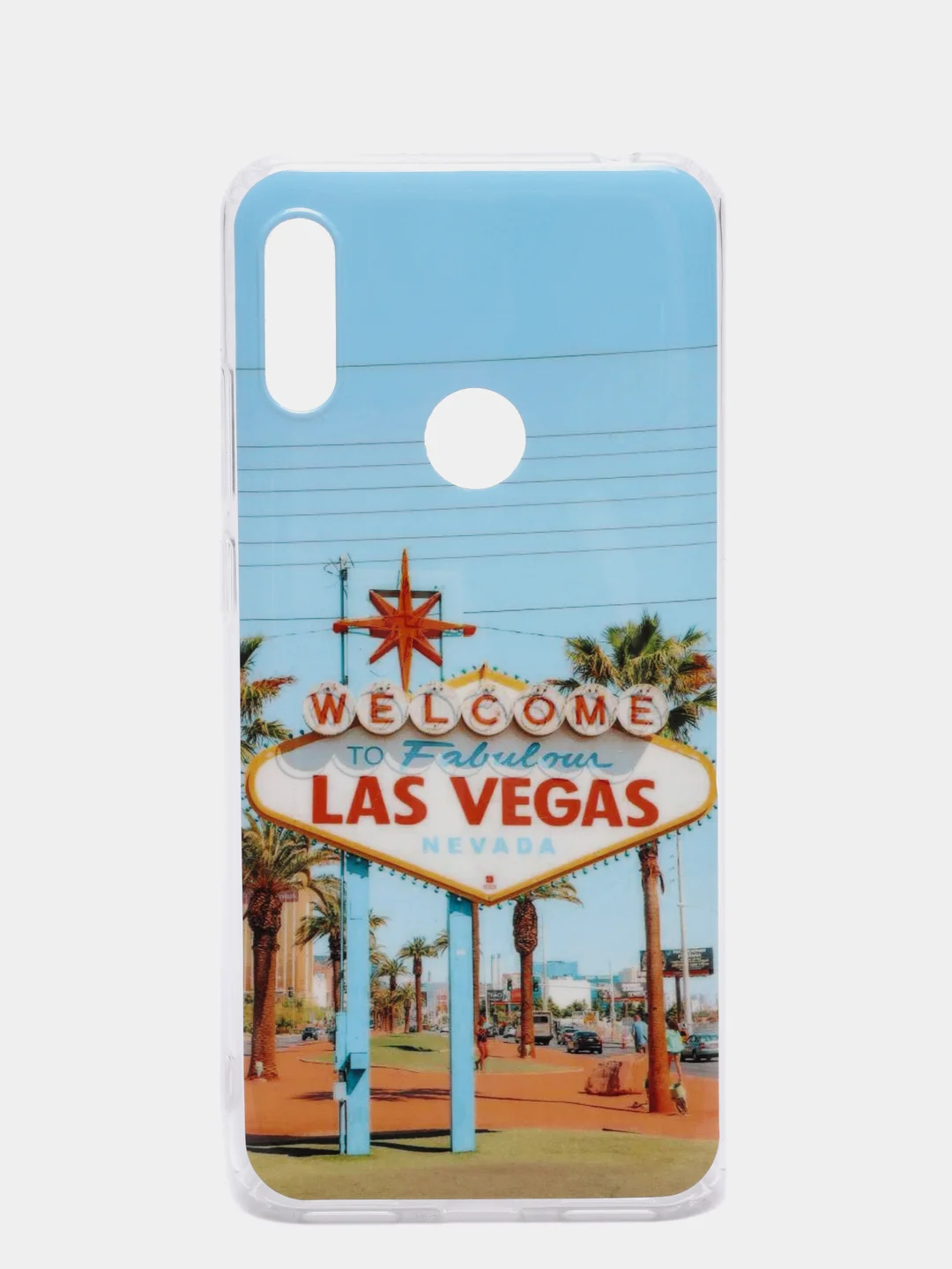 Голубой чехол Huawei Honor 8A, Y6 2019