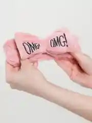 Коралловый меланж бант повязка OMG для волос на голову для косметических процедур