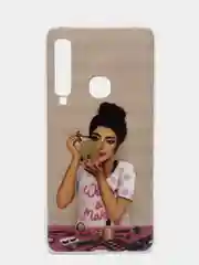 Бежевый меланж чехол  SAMSUNG A9 2018