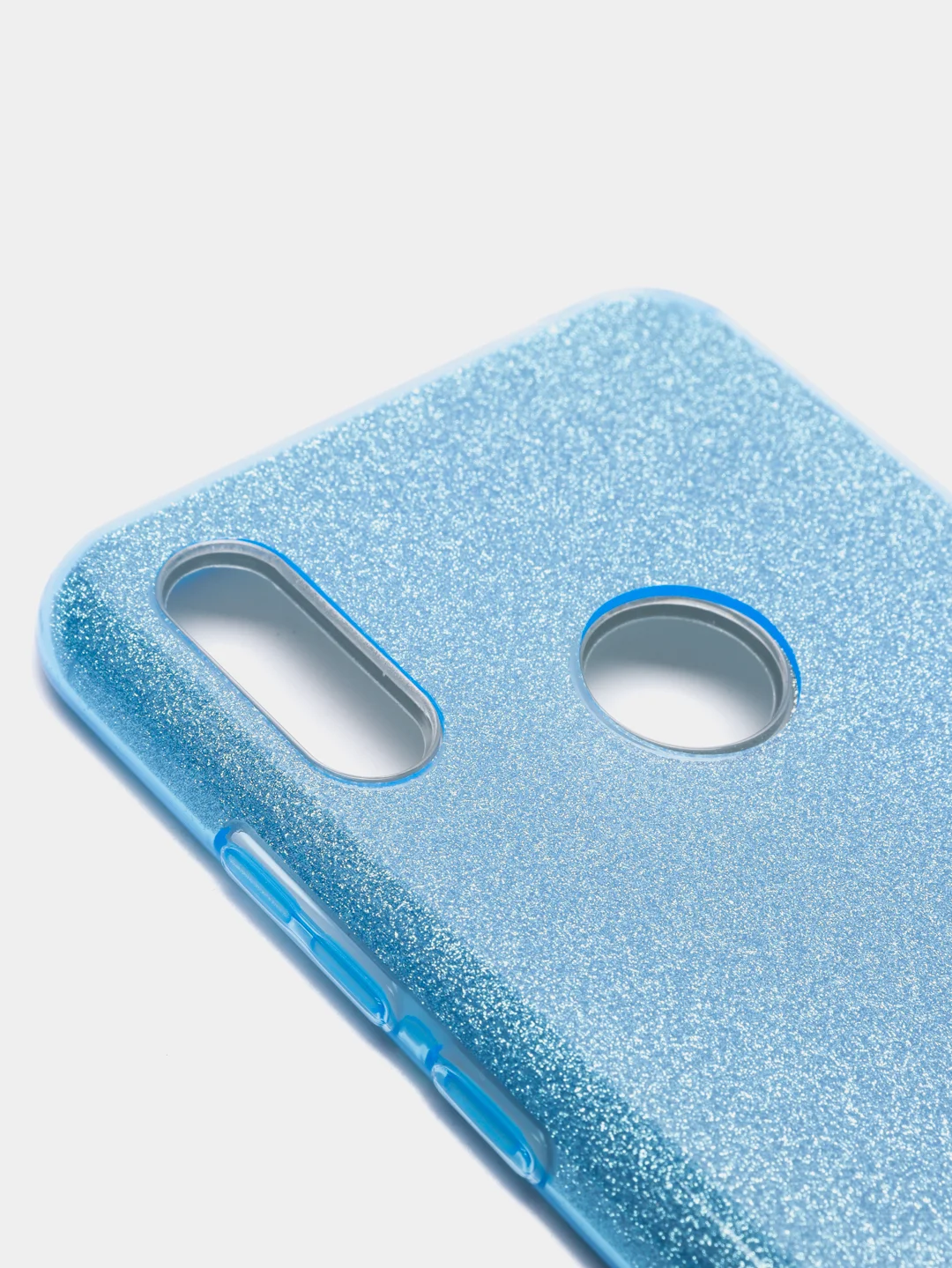 Голубой чехол блестящий Huawei Honor 8A, Y6 2019