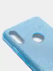 Голубой чехол блестящий Huawei Honor 8A, Y6 2019