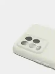 Белый чехол с защитой камеры и бархатом внутри для REALME 8 / REALME 8 Pro