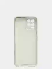 Белый чехол с защитой камеры и бархатом внутри для REALME 8 / REALME 8 Pro