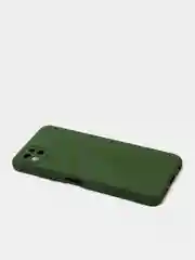 Оливковый чехол Samsung A22s 5G с защитой камеры и бархатом внутри