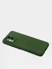 Оливковый чехол с защитой камеры и бархатом внутри для REALME 8 / REALME 8 Pro